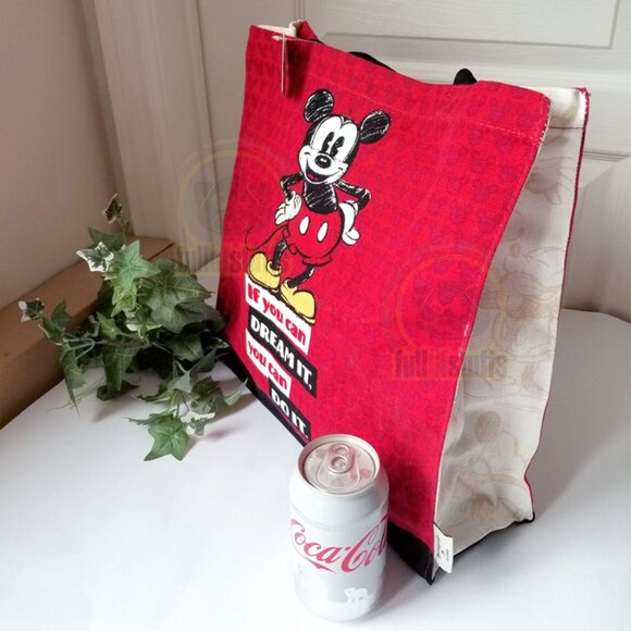 Brand NEW Disney Mickey Mouse Sketchbook Shopping Tote Bag - Picture 3 of 4